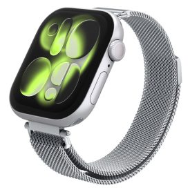   Spigen Wbm4 Band Apple Watch 8 / 9 / 10 / 11 / Se (40 / 41 / 42 mm) óraszíj –  Ezüst