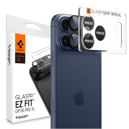 Kameravédő Spigen Optik Pro Xl Glas.Tr ”Ez Fit” Camera Protector iPhone 17 Pro Max Fekete