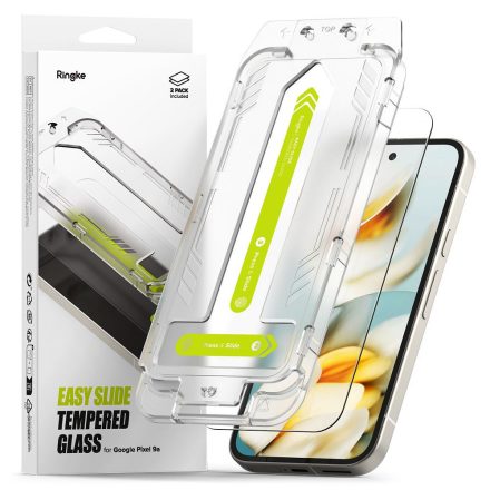 Edzett Üvegfólia RINGKE EASY SLIDE 2-PACK GOOGLE PIXEL 9A CLEAR