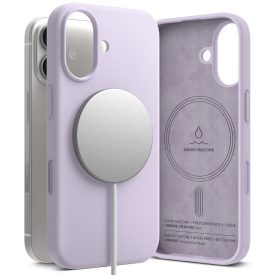   Ringke Silicone Magnetic Magsafe iPhone 17 Light tok – Purple