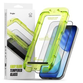 Üvegfólia Ringke Easy Slide 2–darabos iPhone 17 Fekete