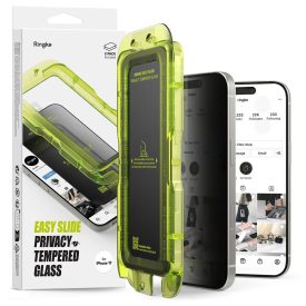 Üvegfólia Ringke Easy Slide 2–darabos iPhone 17 Privacy
