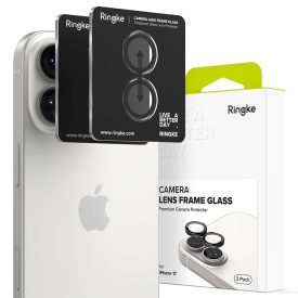   Kameravédő Ringke Camera Frame Protector 2–darabos iPhone 17 Fekete