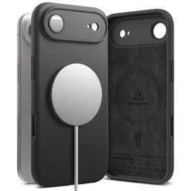 Ringke Silicone Magnetic Magsafe iPhone Air tok – Fekete