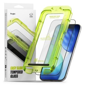 Üvegfólia Ringke Easy Slide 2–darabos iPhone Air Fekete