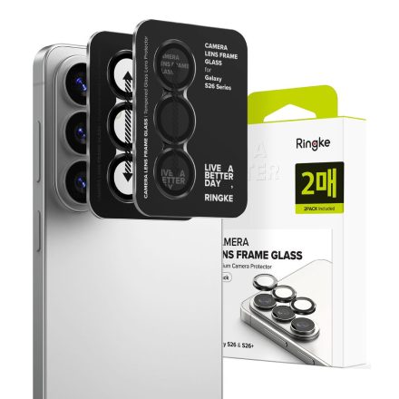 Kameravédő RINGKE CAMERA FRAME PROTECTOR 2-PACK GALAXY S26 / S26+ PLUS BLACK