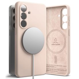 RINGKE SILICONE MAGNETIC MAGSAFE GALAXY S26 PINK SAND