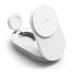   Ringke 3In1 Magnetic Magsafe Wireless Folding Charger 25W Qi2.2 Fehér