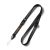 RINGKE LANYARD STRAP CROSSBODY BLACK