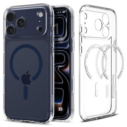Spigen Ultra Hybrid Mag Magsafe iPhone 17 Pro Max tok – Átlátszó/Mélykék