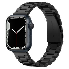   Spigen Modern Fit Band Apple Watch 8 / 9 / 10 / 11 / Se / Ultra (44 / 45 / 46 / 49 mm) óraszíj –  Fekete