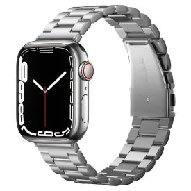   Spigen Modern Fit Band Apple Watch 8 / 9 / 10 / 11 / Se / Ultra (44 / 45 / 46 / 49 mm) óraszíj –  Ezüst