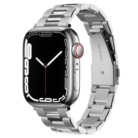 Spigen Modern Fit Band Apple Watch 8 / 9 / 10 / 11 / Se (40 / 41 / 42 mm) óraszíj –  Ezüst