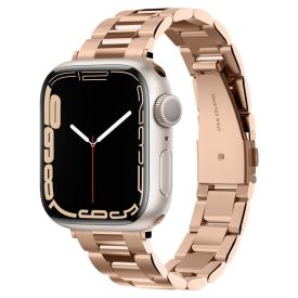  Spigen Modern Fit Band Apple Watch 8 / 9 / 10 / 11 / Se (40 / 41 / 42 mm) óraszíj –  Rozéarany