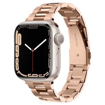 Spigen Modern Fit Band Apple Watch 8 / 9 / 10 / 11 / Se (40 / 41 / 42 mm) óraszíj –  Rozéarany