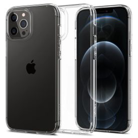   Spigen Ultra Hybrid iPhone 12 / 12 Pro tok – Kristálytiszta