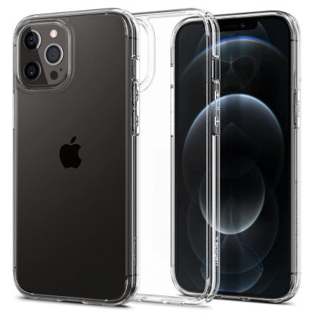 Spigen Ultra Hybrid iPhone 12 / 12 Pro tok – Kristálytiszta