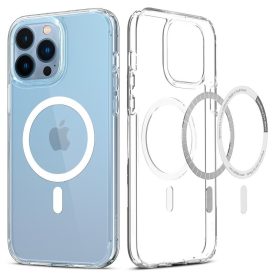   Spigen Ultra Hybrid Mag Magsafe iPhone 13 Pro Max tok – Fehér