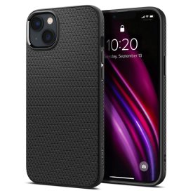   Spigen Liquid Air iPhone 14 Plus / 15 Plus tok – Matt Fekete
