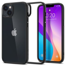   Spigen Ultra Hybrid iPhone 14 Plus / 15 Plus tok – Matt Fekete