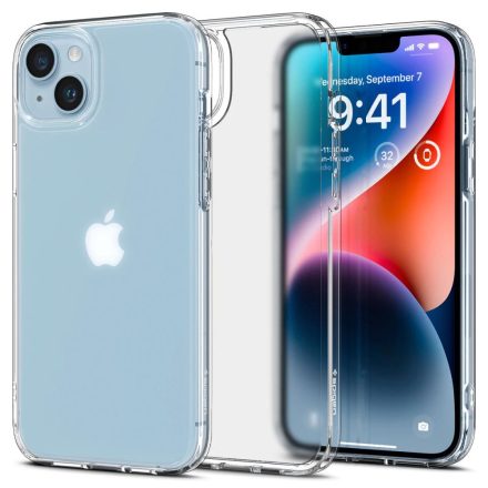 Spigen Ultra Hybrid iPhone 14 Plus / 15 Plus tok – Matt Átlátszó