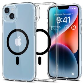  Spigen Ultra Hybrid Mag Magsafe iPhone 14 Plus / 15 Plus tok – Fekete