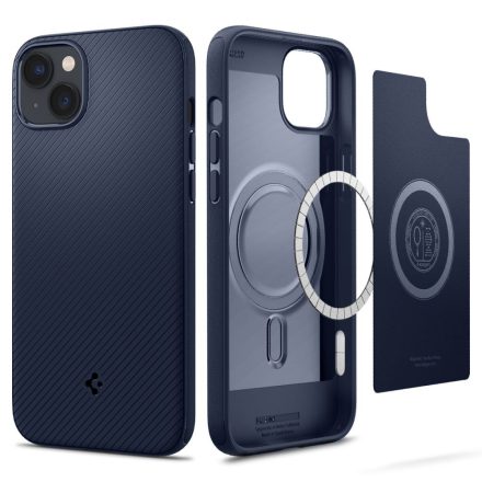 Spigen Mag Armor iPhone 14 Plus / 15 Plus tok –Tengerész Kék