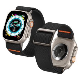   Spigen Fit Lite Ultra Apple Watch 8 / 9 / 10 / 11 / Se / Ultra (44 / 45 / 46 / 49 mm) óraszíj –  Fekete