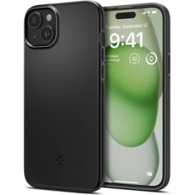 Spigen Thin Fit iPhone 15 Plus tok – Fekete