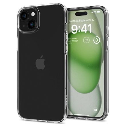 Spigen Liquid Crystal iPhone 15 Plus tok – Kristálytiszta