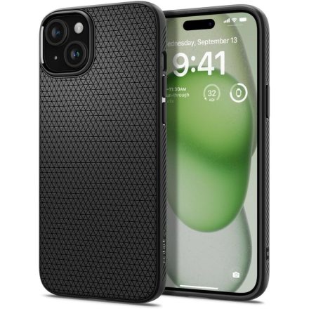 Spigen Liquid Air iPhone 15 Plus tok – Matt Fekete