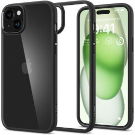 Spigen Ultra Hybrid iPhone 15 Plus tok – Matt Fekete