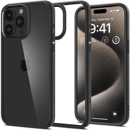 Spigen Ultra Hybrid iPhone 15 Pro tok – Matt Fekete
