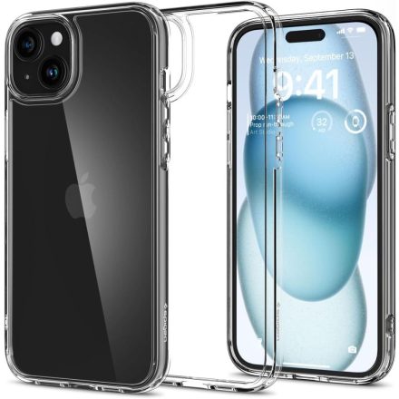Spigen Ultra Hybrid iPhone 15 tok – Kristálytiszta
