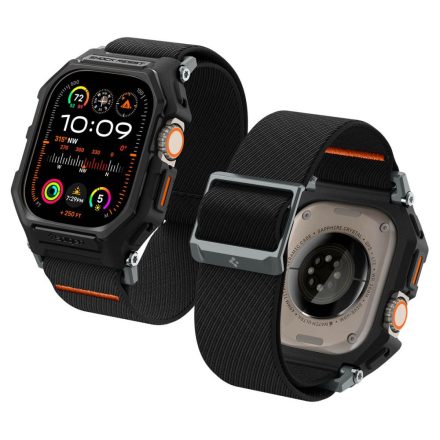Spigen Lite Fit ”Pro” Apple Watch Ultra 1 / 2 / 3 (49 mm) tok/óraszíj –  Matt Fekete