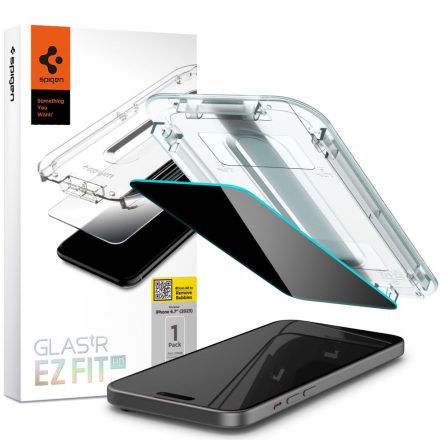 Üvegfólia Spigen Glas.Tr ”Ez Fit” iPhone 15 Plus / 16 Plus Privacy