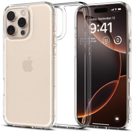   Spigen Ultra Hybrid iPhone 16 Pro Max tok – Kristálytiszta