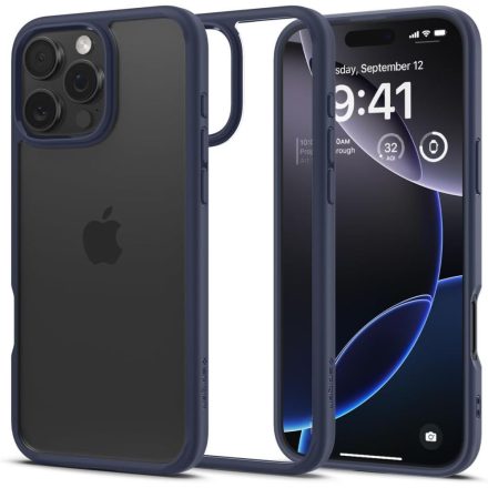 Spigen Ultra Hybrid iPhone 16 Pro Max tok – Tengerész Kék