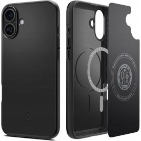 Spigen Thin Fit Mag Magsafe iPhone 16 Plus tok – Fekete
