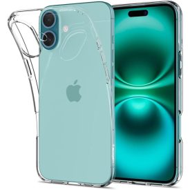 Spigen Liquid Crystal iPhone 16 Plus tok – Kristálytiszta