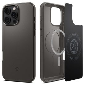   Spigen Thin Fit Mag Magsafe iPhone 16 Pro tok – Fegyverszürke