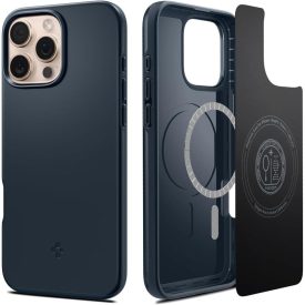   Spigen Thin Fit Mag Magsafe iPhone 16 Pro tok – Fémszínű