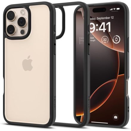 Spigen Ultra Hybrid iPhone 16 Pro tok – Matt Fekete