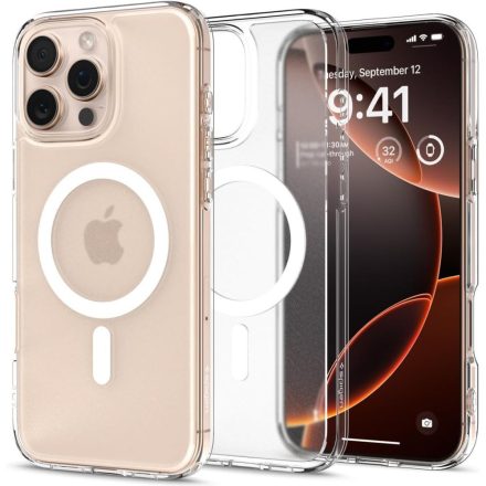 Spigen Ultra Hybrid Mag Magsafe iPhone 16 Pro tok – Matt Átlátszó