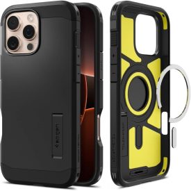 Spigen Tough Armor Mag Magsafe iPhone 16 Pro tok – Fekete