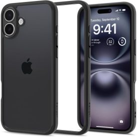 Spigen Ultra Hybrid iPhone 16 tok – Matt Fekete
