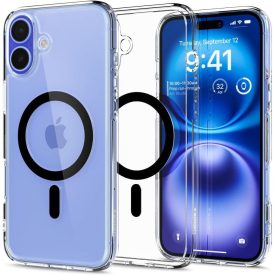 Spigen Ultra Hybrid Mag Magsafe iPhone 16 tok – Fekete