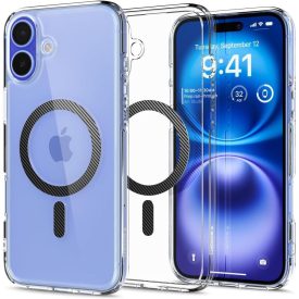   Spigen Ultra Hybrid Mag Magsafe iPhone 16 tok – Szénszálas