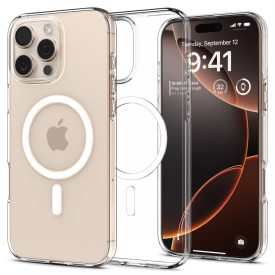   Spigen Liquid Crystal Mag Magsafe iPhone 16 Pro tok – Átlátszó