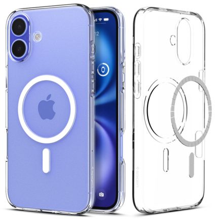 Spigen Liquid Crystal Mag Magsafe iPhone 16 Átlátszó tok